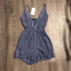 Blue romper